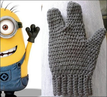 3 Finger Minion Mittens