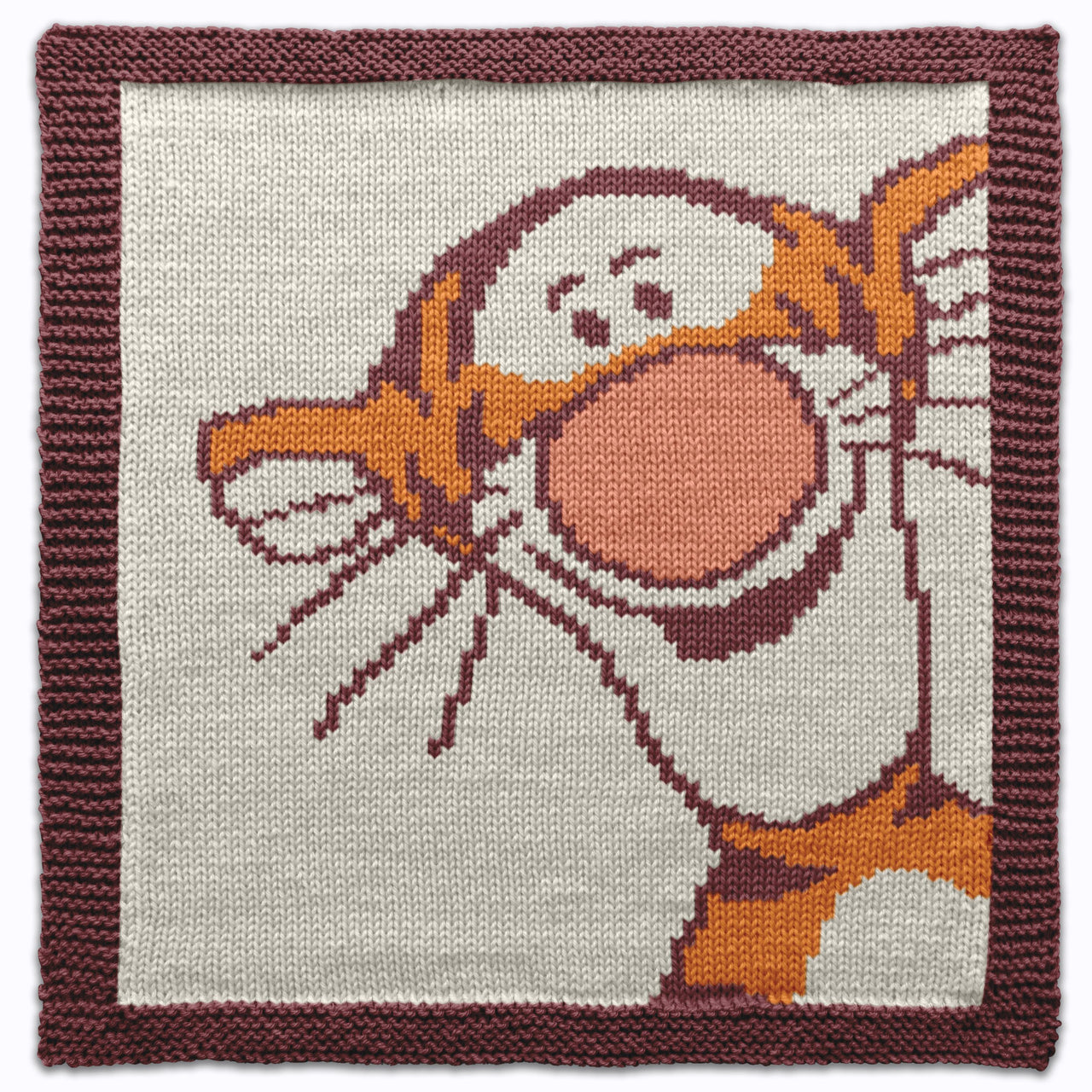 Tigger Knit Square Pattern