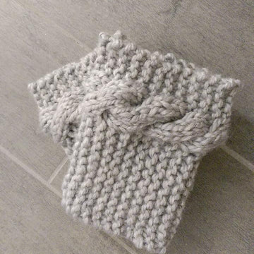 Chunky Cable Knit Boot Cuff Pattern