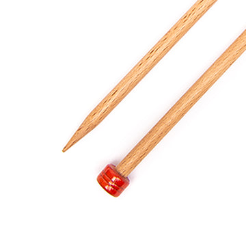 KnitPro Basix Beech Single Pointed Needle 35cm (14in)