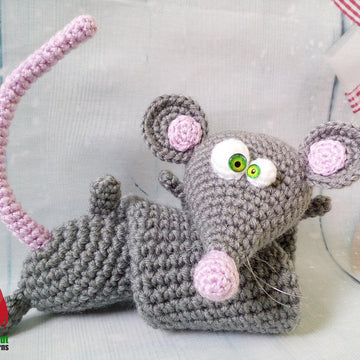 277 Mouse scarf for wine or champaing bottle
