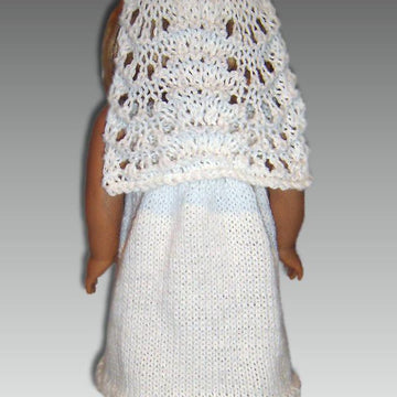 First Communion Dress, Fits American Girl Doll 107