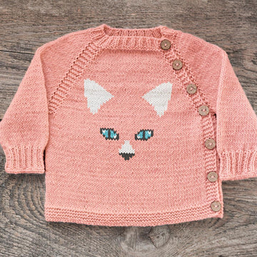 Kids Knit Jacket Arctic Fox