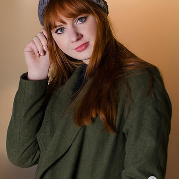 Neon Striped Bobble hat