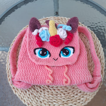 Unicorn Backpack Crochet Pattern