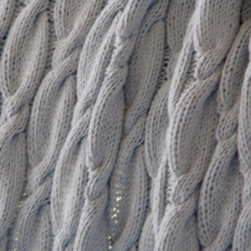 Double Cable Baby Blanket