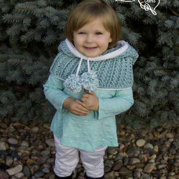 Winter Crystals Hooded Cowl