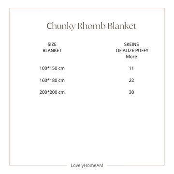 Сhunky Rhomb Blanket