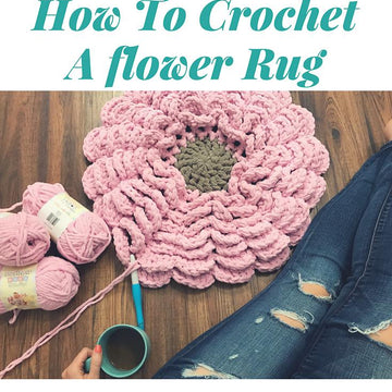 Bulky & Quick Flower Rug