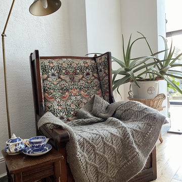 Diamond Maze Lap Blanket