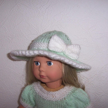Mint Dress and Hat