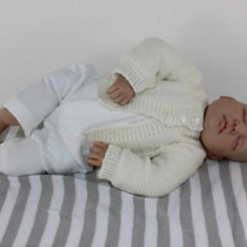New Baby Simple Onepiece Matinee Coat