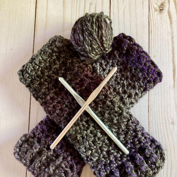Amethyst mitts