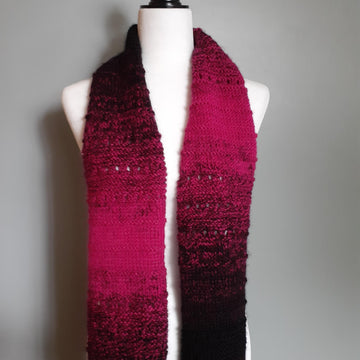 Beginner Garter & Eyelet Scarf