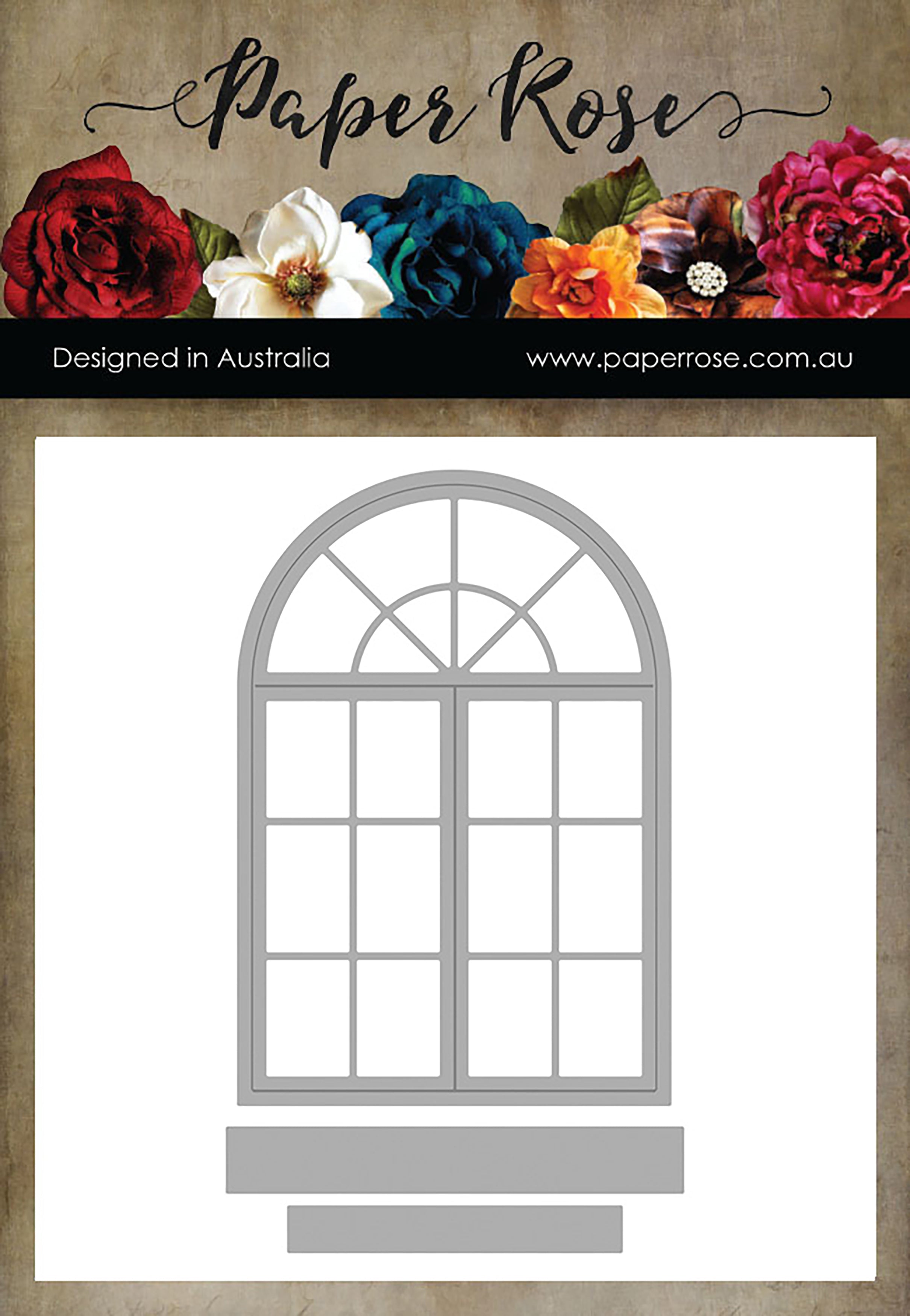 Paper Rose Dies - Victorian Arched Window
