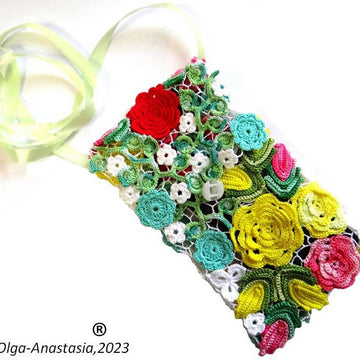 Lace bag for glasses or phone