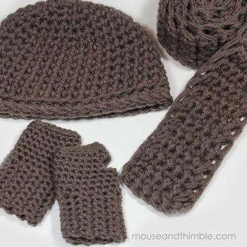 Beanie Scarf & Kid Mitts UK TERMS 4521