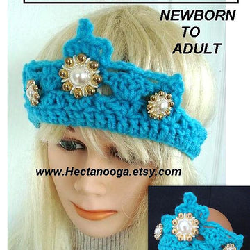708 PRINCESS CROWN TIARA, baby to adult, costume play headband