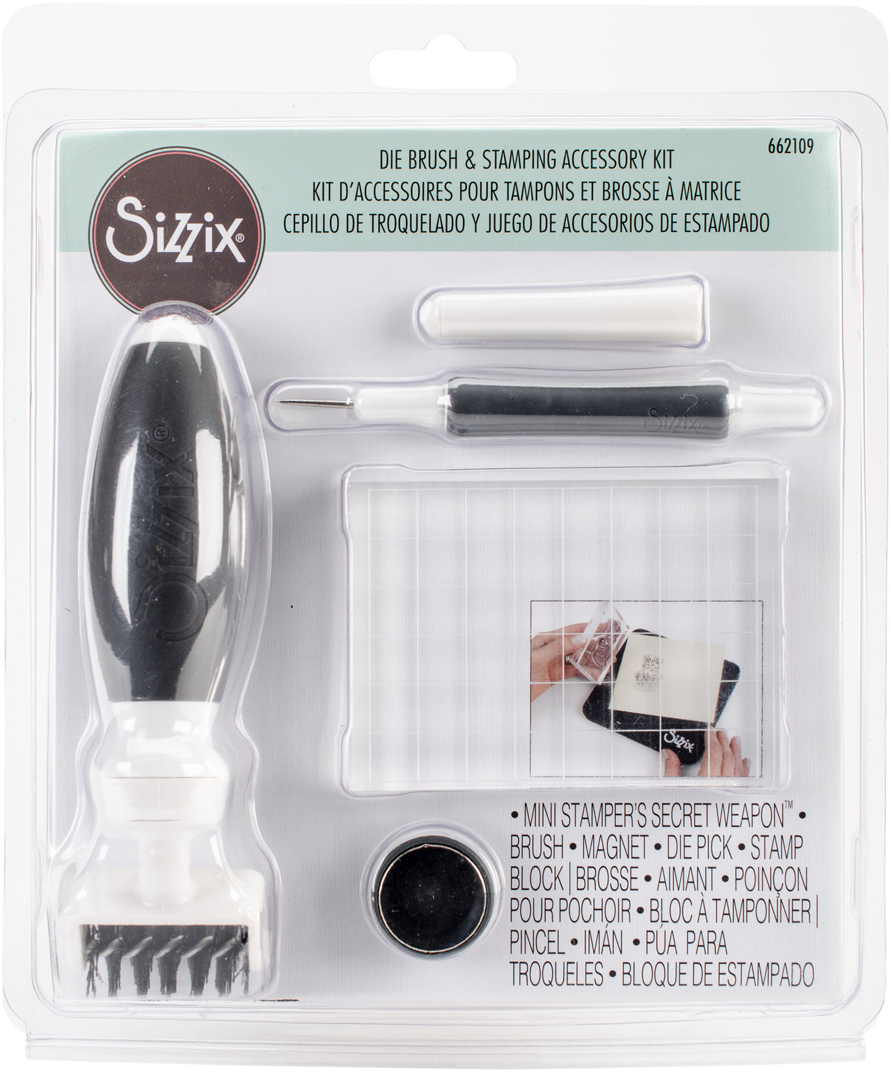 Sizzix Die Brush & Stamping Kit - 212897