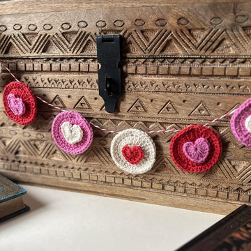 Crochet Valentines Bunting