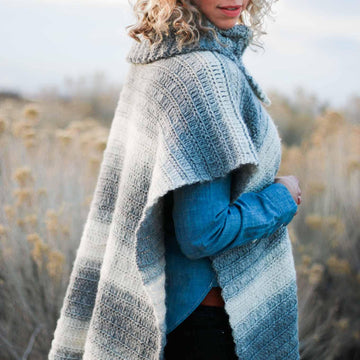 Braided Boho Poncho