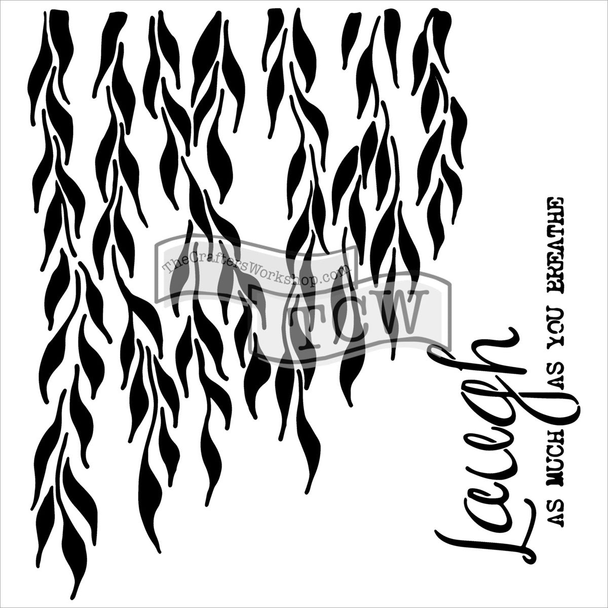 The Crafter's Workshop Crafter's Workshop Template 6"X6" - Moving Vines