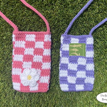 Checkered Crossbody Bag