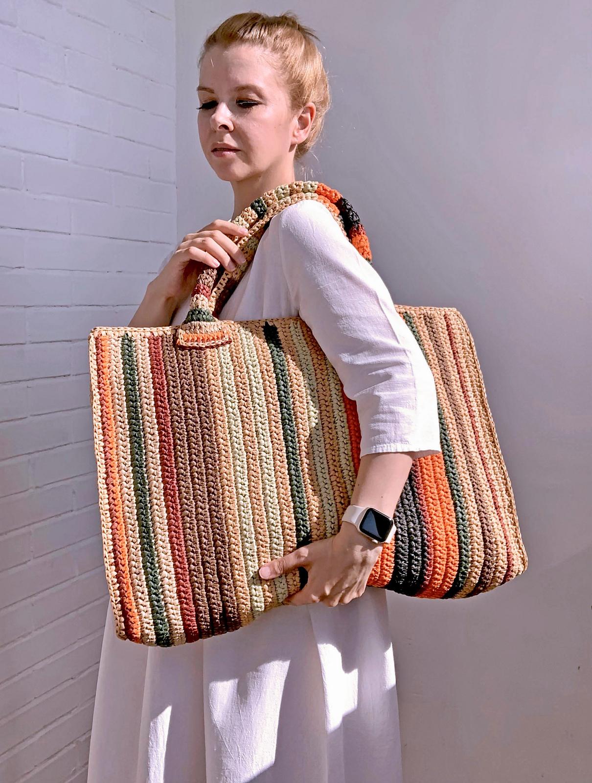 Weekender Striped Bag