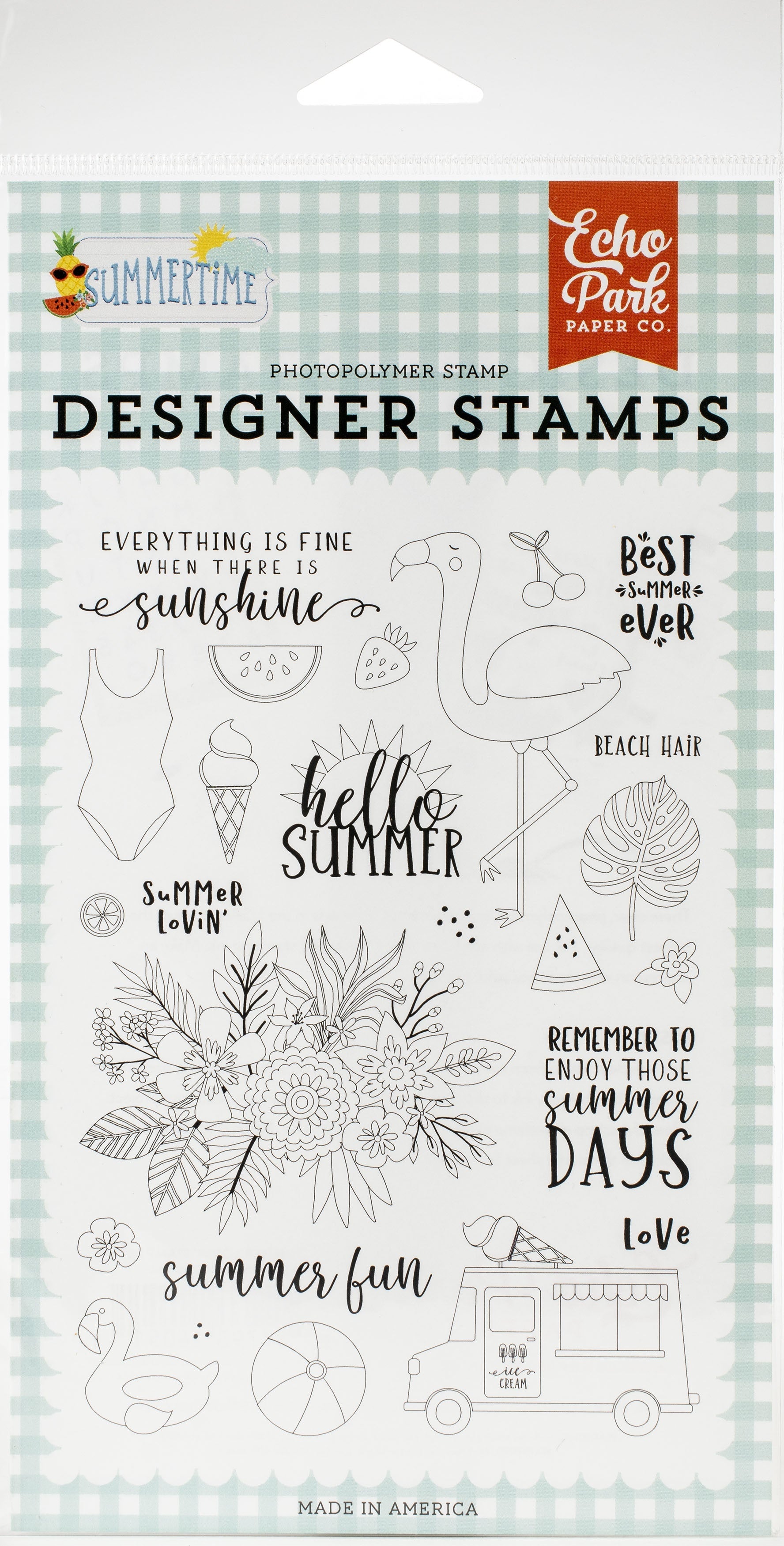 Echo Park Paper Echo Park Stamps - Summer Lovin', Summertime