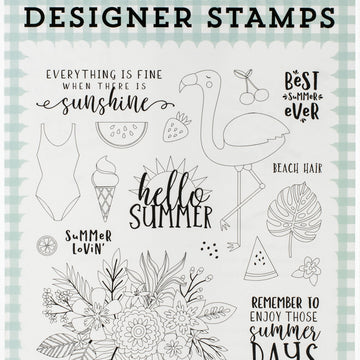 Echo Park Paper Echo Park Stamps - Summer Lovin', Summertime