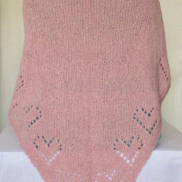 Alpaca Lace Hearts Shawl