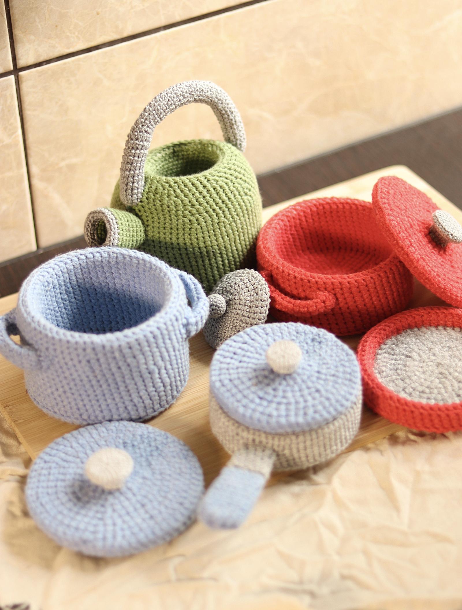 Crochet Stove and Kitchen Set | Play Kitchen Pattern