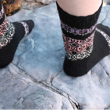 Kasbah Faux Fair Isle Socks