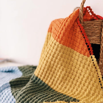 Crochet Rainbow Baby Blanket