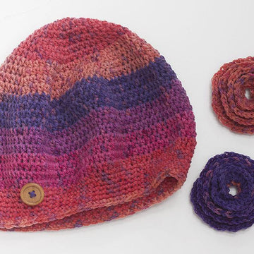 Caron Cupcakes Flower Beret