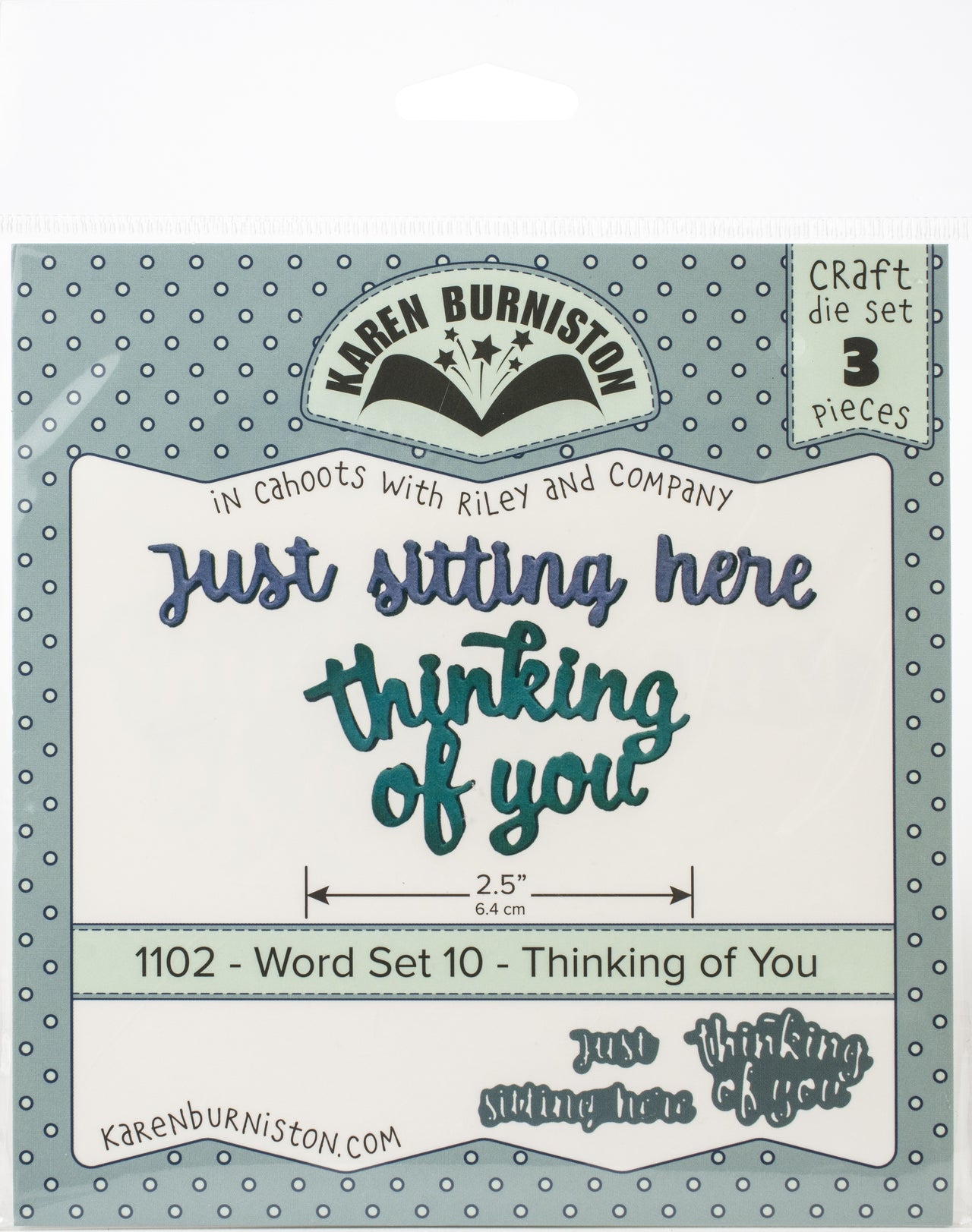 KB Riley Karen Burniston Dies - Word Set 10 - Thinking Of You