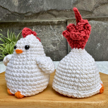Hen Flip the Bird: Surprise Funny Amigurumi