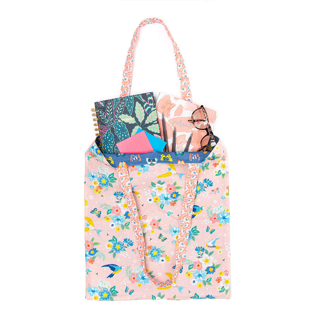 LoveCrafts Spring Garden Tote Bag -  Downloadable PDF