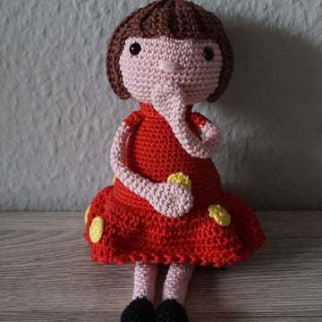 Amigurumi Häkelanleitung Puppe Isabelle