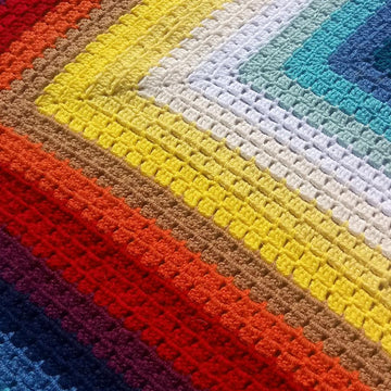 Squared Afghan