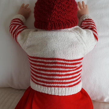 Jasper - babies 4ply raglan cardigan