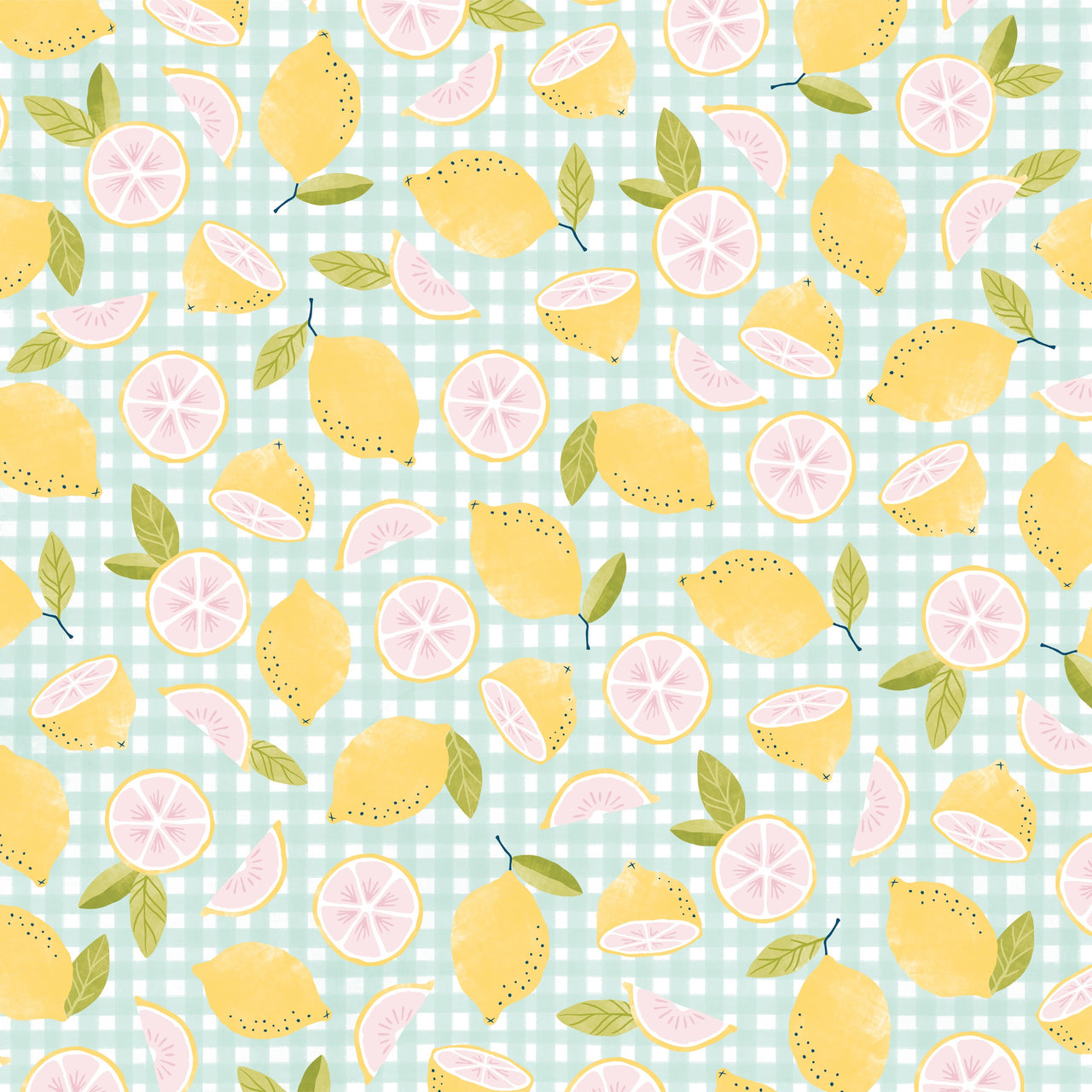American Crafts Patterned Single-Sided Cardstock 12"X12" 25/Pkg - Pink Lemonade