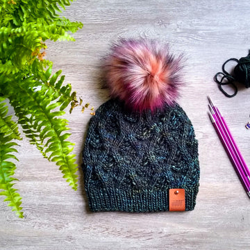 Peacock Eye Beanie Hat Pattern