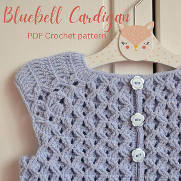 Bluebell Baby Crochet Cardigan