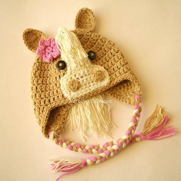 Horse Baby Hat and Diaper Cover