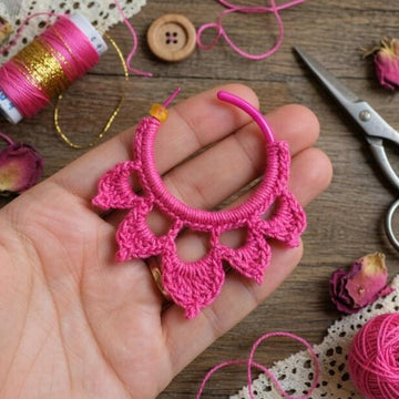 Crochet earrings Pdf + Video Tutorial