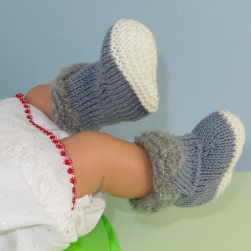 Baby Fur Top DK Booties