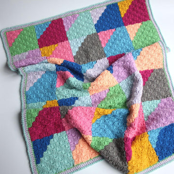 Geo Rainbow Blanket
