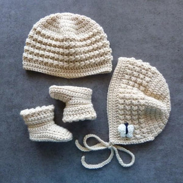 Bubbles Baby Hats & Booties