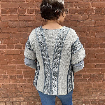 Indigo Mosaic vest